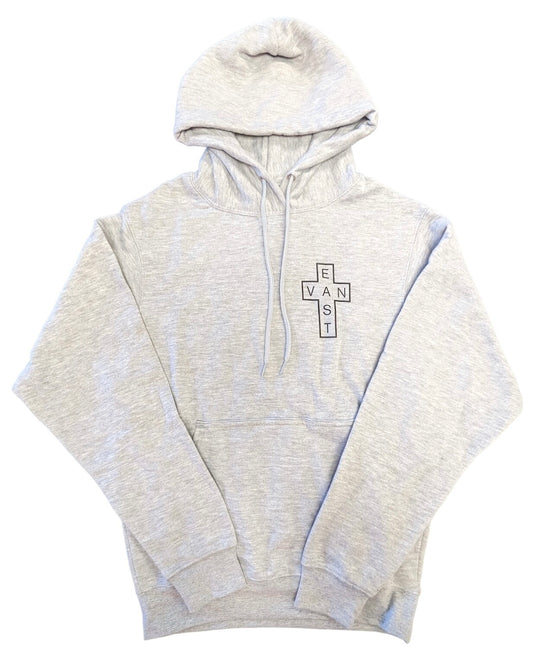 EVC Double Cross Hoodie - Grey