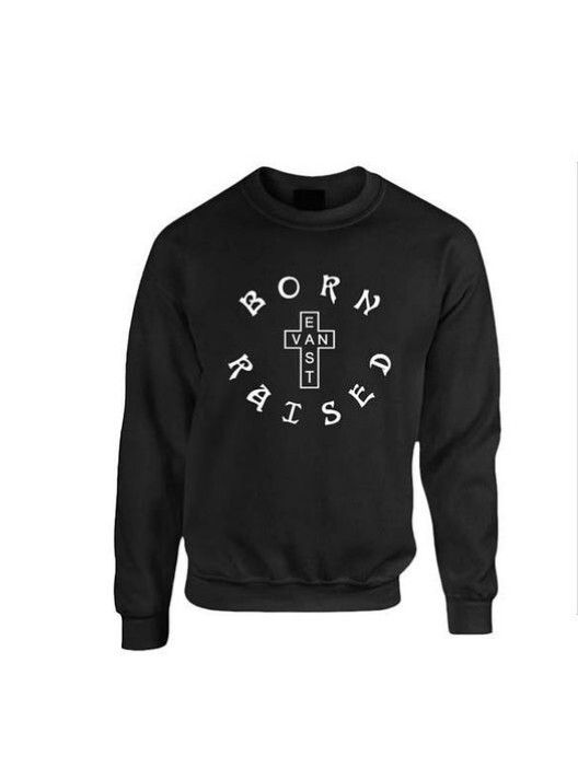 EVC Born and Raised Crew Neck - Black