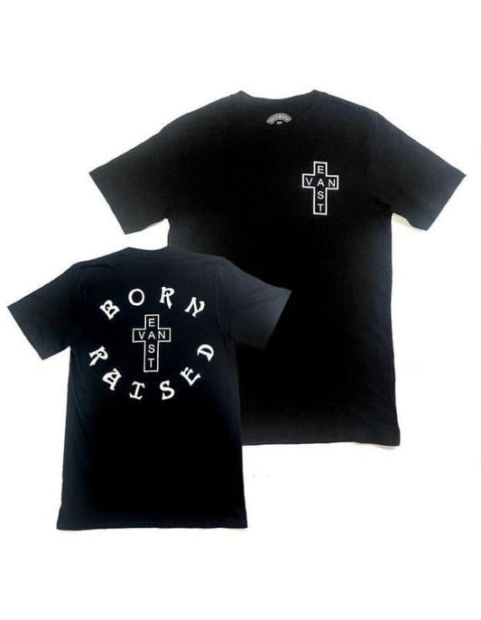 EVC Born and Raised tees - Black