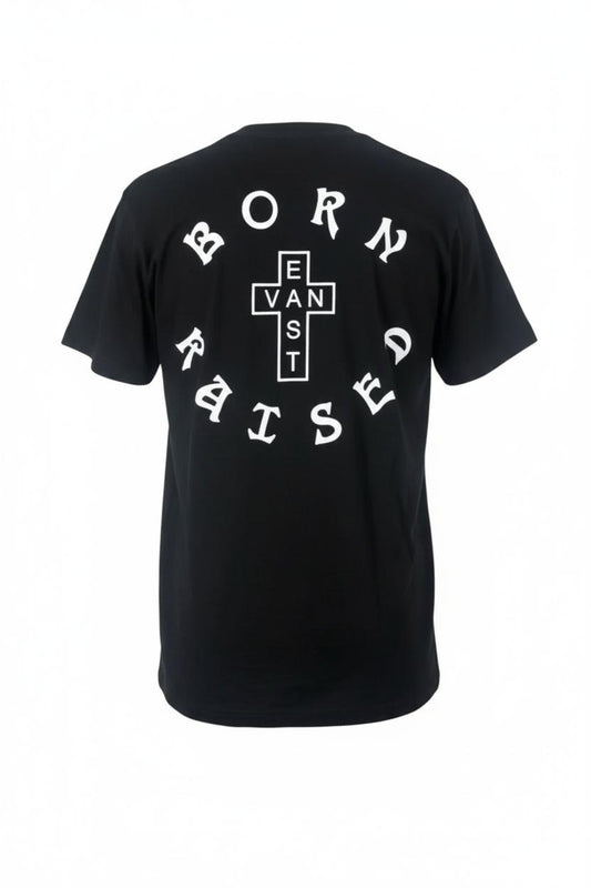 EVC Born and Raised tees - Black