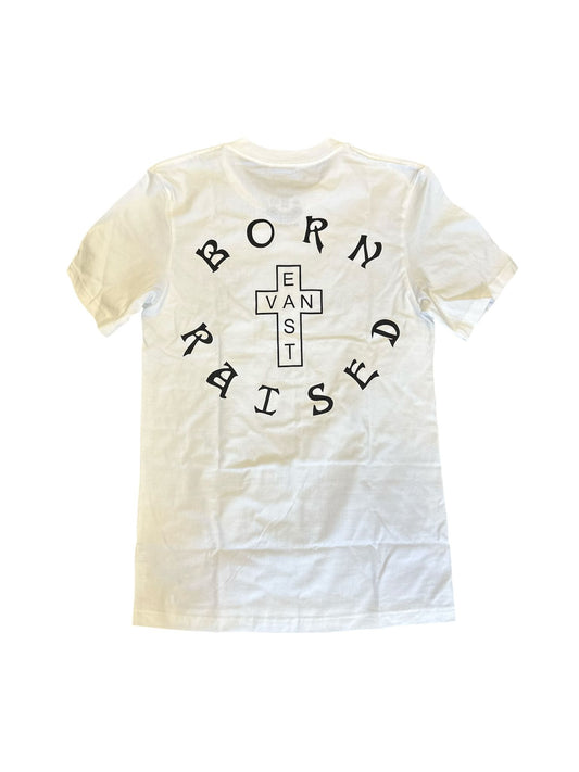 EVC Born and Raised tees - White