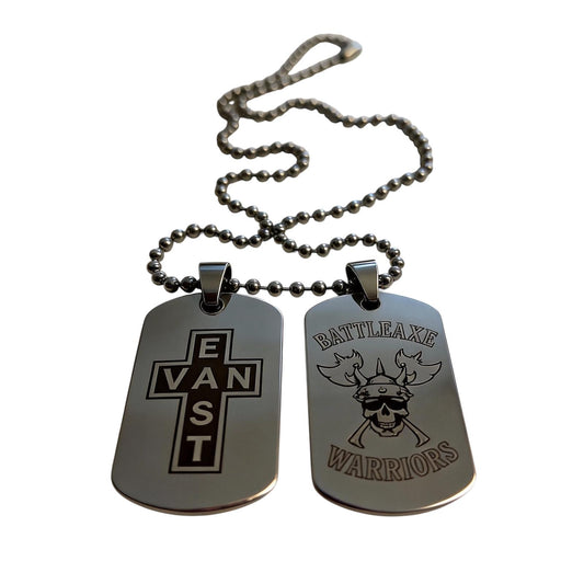 EVC / BAXWAR DOGTAGS and chain
