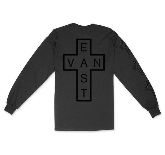 EVC Long Sleeve - Black on Black