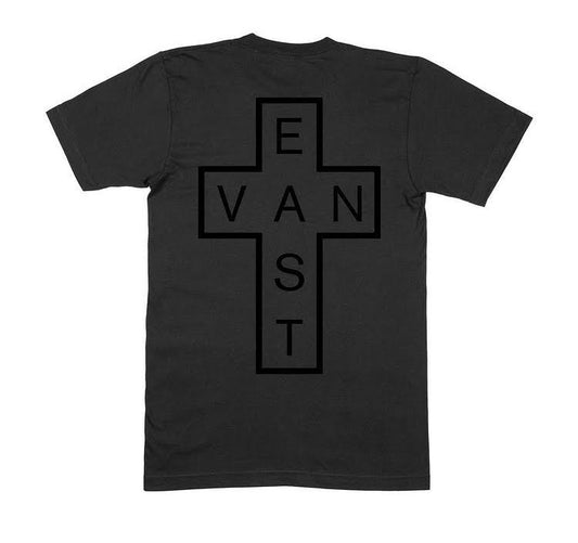 EVC black double cross t-Shirts