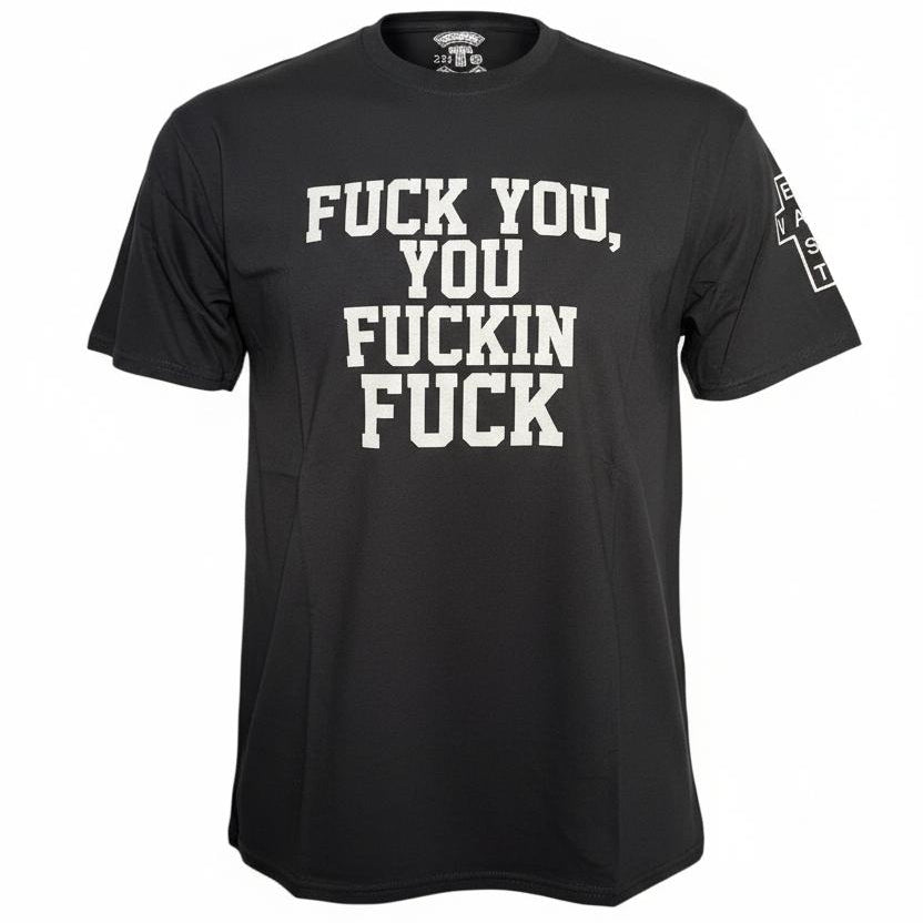 EVC White Bold fuck you