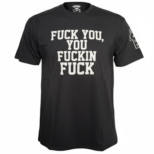 EVC White Bold fuck you