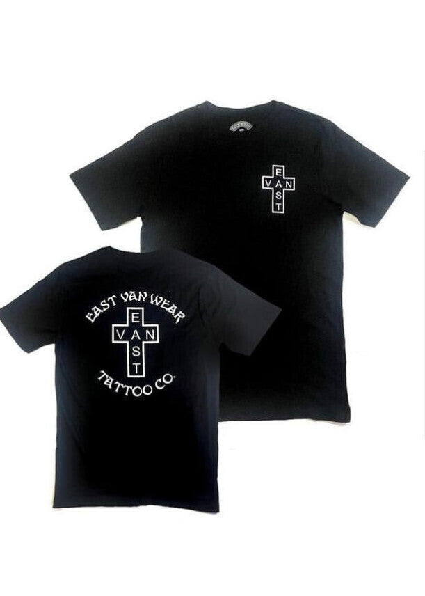EVC Cross Tattoo Cross Tee