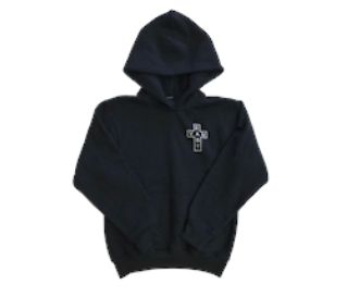 EVC Youth Pullover Hoodie - Black
