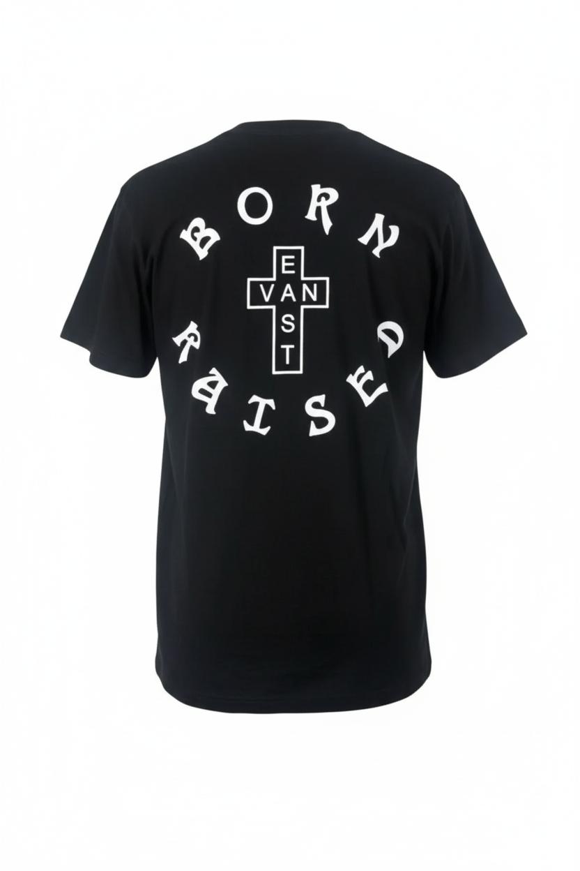 EVC Born and Raised tees - Black