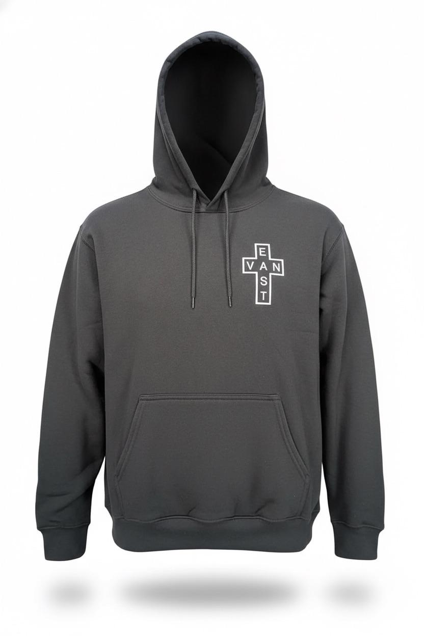 EVC Double Cross Hoodie - Black