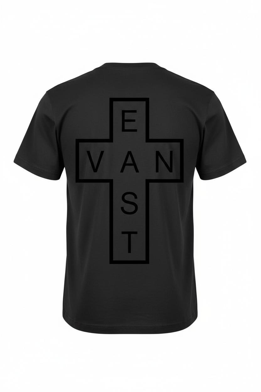 EVC black double cross t-Shirts