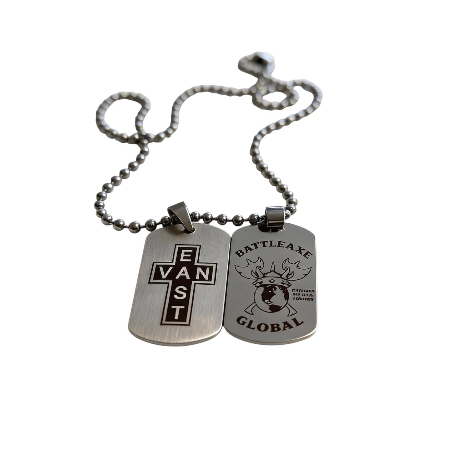 EVC / BAXWAR DOGTAGS and chain