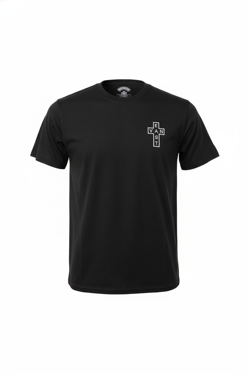 EVC Left chest Tee - black